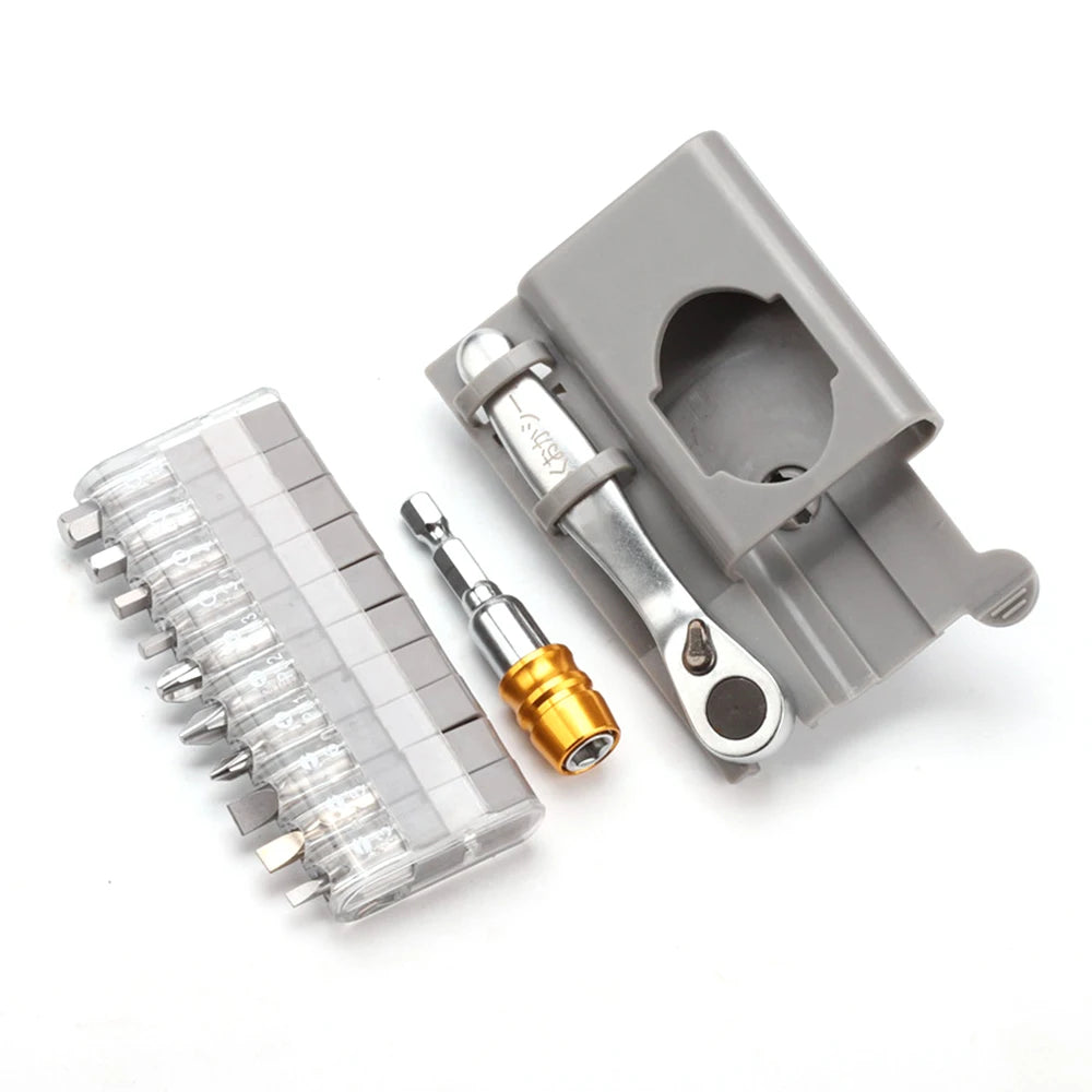 Mini Ratchet Wrench Screwdriver Bit Set Multifunctional Special Shaped Slotted Phillips Screwdriver Hand Tools