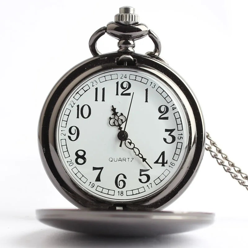 Vintage Antique Pocket Watch Versatile Alloy Quartz Chain Pocket Watch