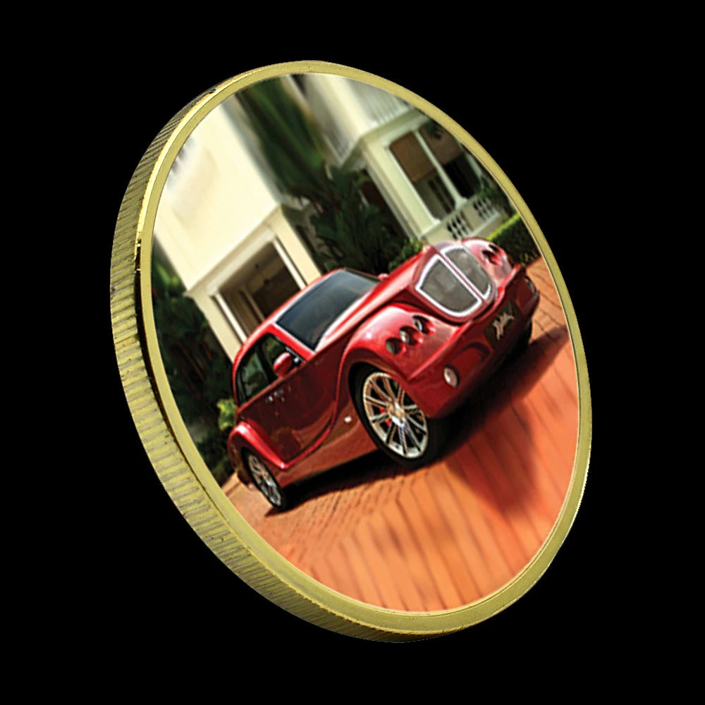 Classic Cars Gold/silver Challenge Coins Vintage Luxury Car Challenge Medals Rider's Best Collection Men's Holiday Gifts