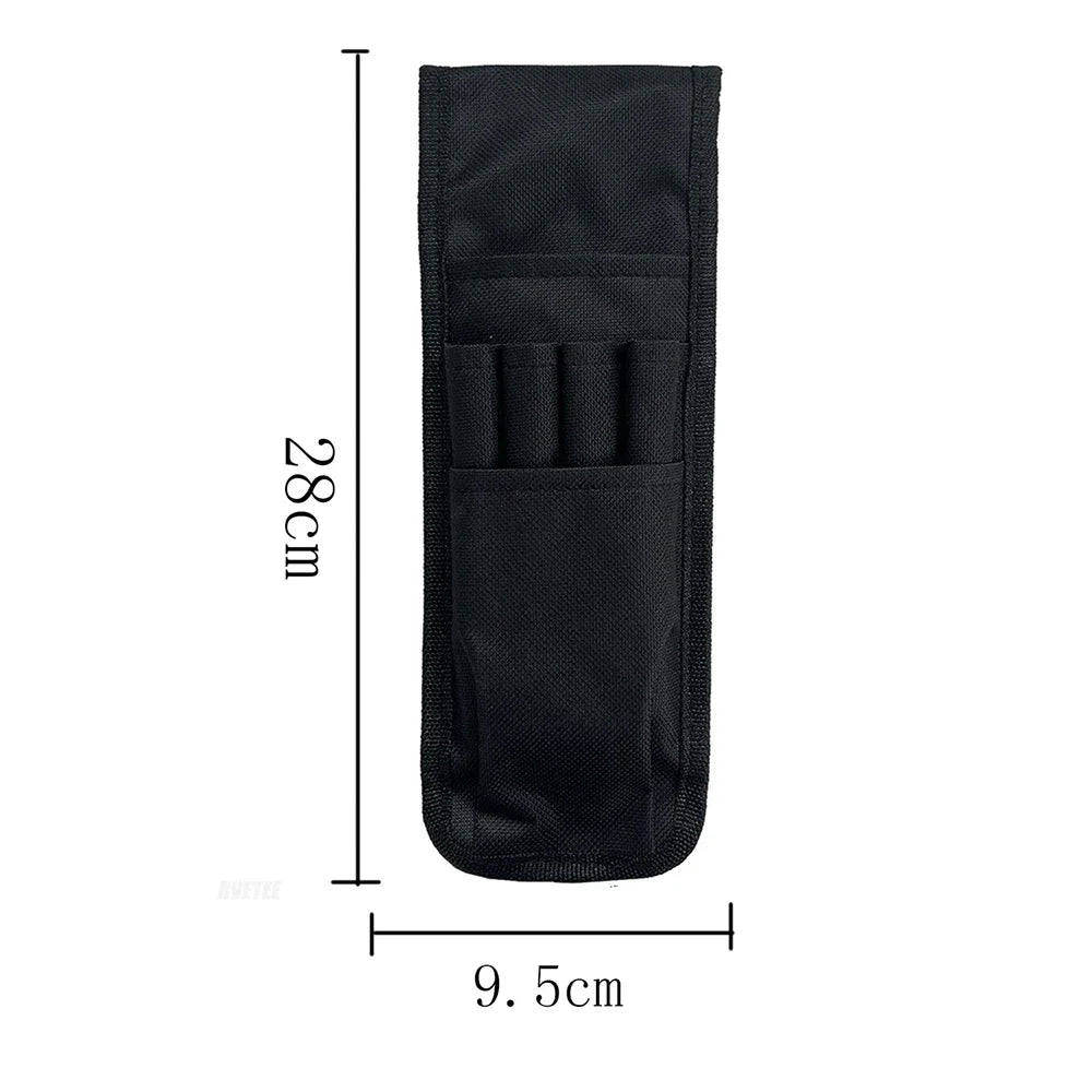 Black Multi-Pocket Tool Belt Pouch Bag for Portable Electrician Tools Pen Scissors Organizer Gift