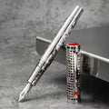 Hongdian WA35 Limited Edition Fountain Pen EF F Nib with Converter Space Shuttle Pattern Writing Gift Pen office study supplies