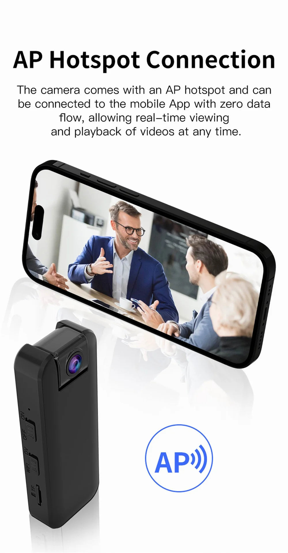 Professional 4K Evidence Body Cam - Flip Lens Design, Night Vision, 4G Lte + Wifi, Secure Data Storage for Law Enforcement