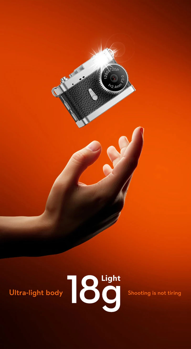Mini 1080P HD Retro Digital Camera Pocket Cameras Photography Travel Selfie Entry-Level Small Mini Camera Compact Camcorder