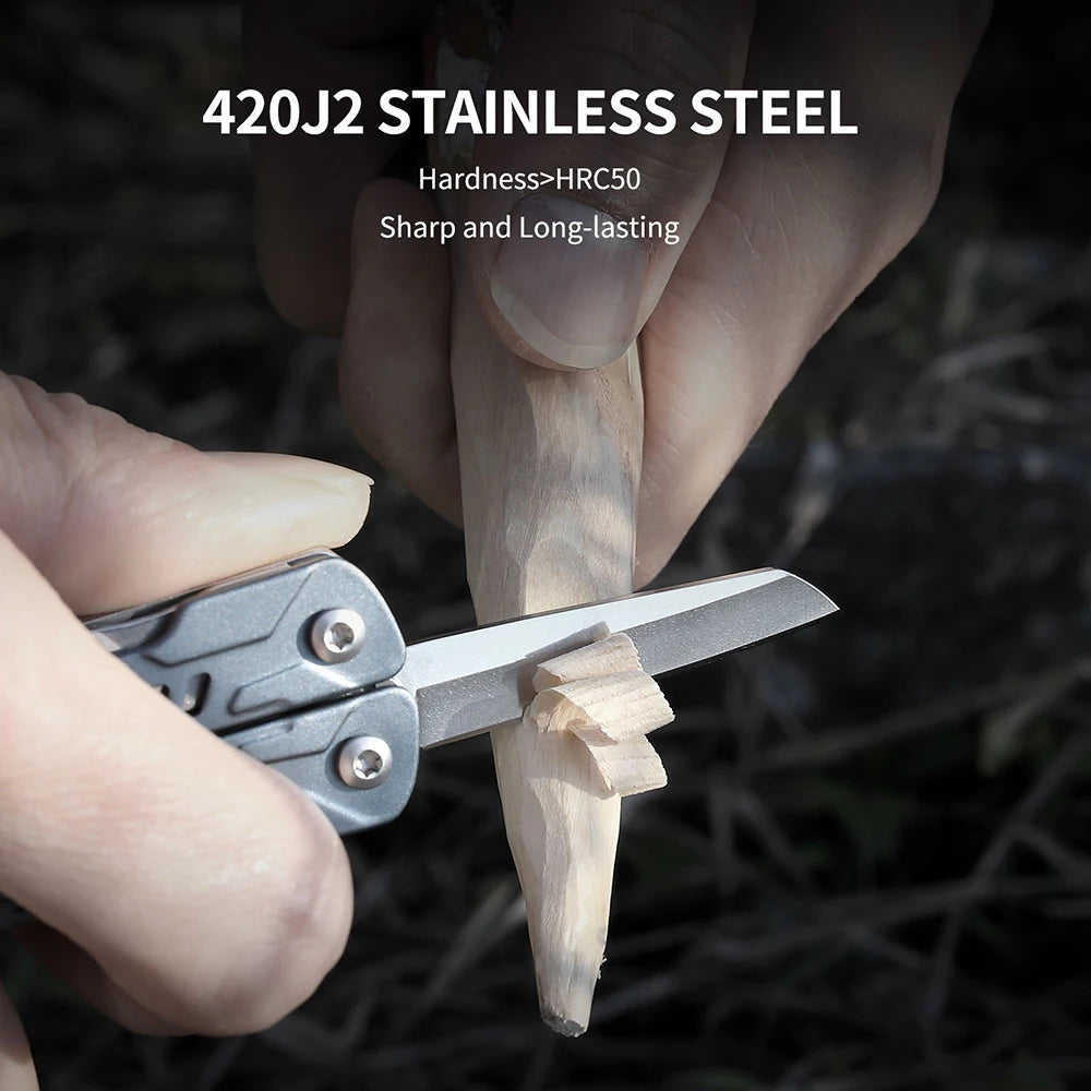 NexTool 11-In-1 Mini Sailor Pliers Multi Tool Pocket Knife Folding Tools Outdoor Wire Cutters EDC Card Pin Screwdriver Scissors