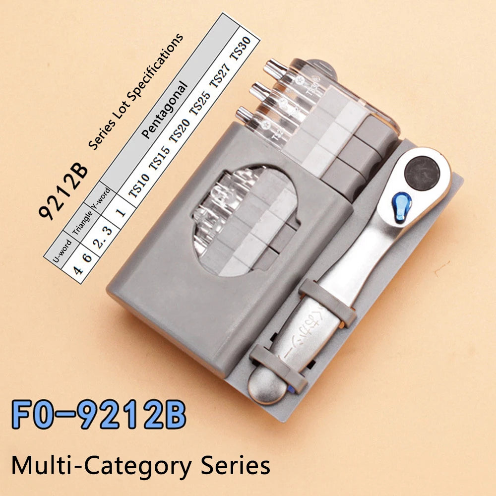 Mini Ratchet Wrench Screwdriver Bit Set Multifunctional Special Shaped Slotted Phillips Screwdriver Hand Tools