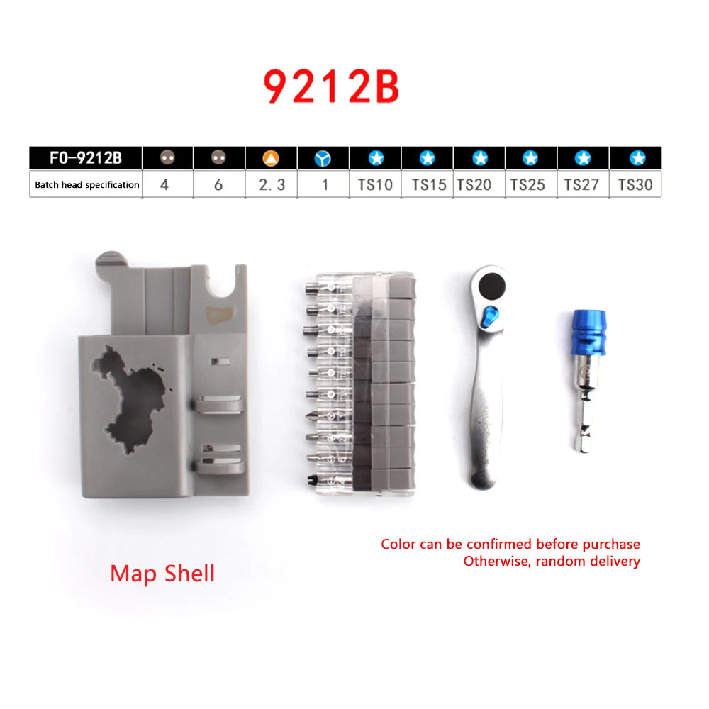 Mini Ratchet Wrench Screwdriver Bit Set Multifunctional Special Shaped Slotted Phillips Screwdriver Hand Tools