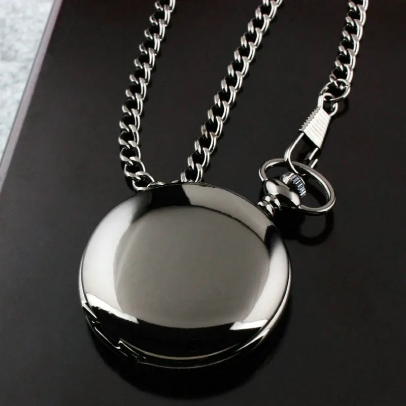 Vintage Antique Pocket Watch Versatile Alloy Quartz Chain Pocket Watch
