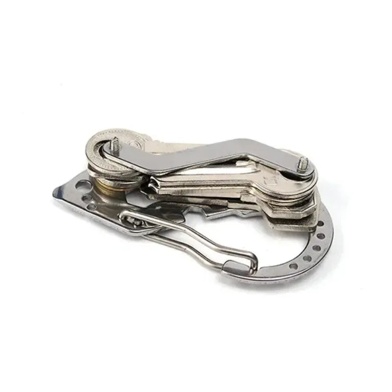 Multi Function EDC Carabiner Key Holder Portable Pocket Multi Tool Hook For Outdoor Daily Carry Emergency Repair Accessory Gift