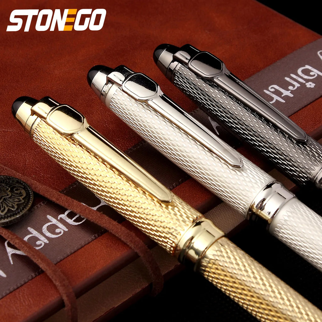 Ballpoint Pens Housing Retractable Ball Point Pen Smooth Writing Roller Ball Pen Elegant Signature Pen Gift Pens for Men Women