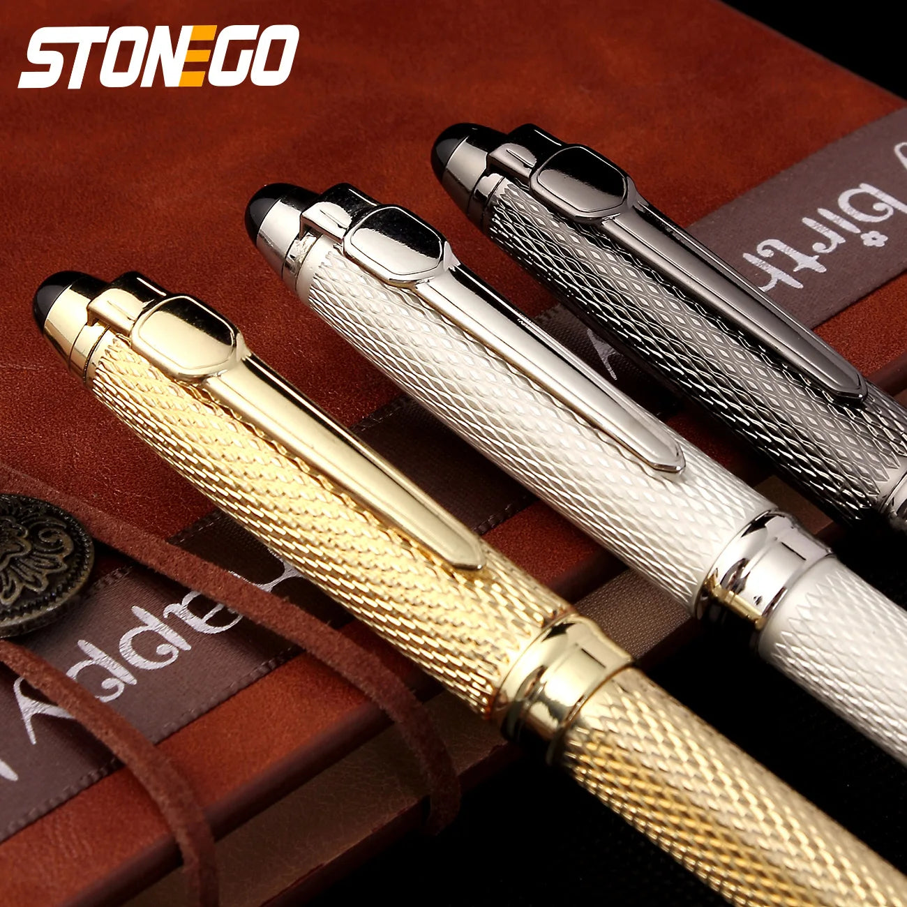 Ballpoint Pens Housing Retractable Ball Point Pen Smooth Writing Roller Ball Pen Elegant Signature Pen Gift Pens for Men Women