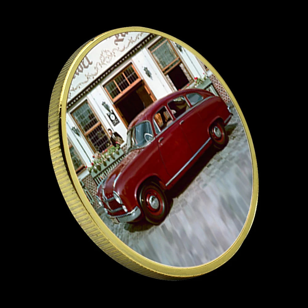 Classic Cars Gold/silver Challenge Coins Vintage Luxury Car Challenge Medals Rider's Best Collection Men's Holiday Gifts