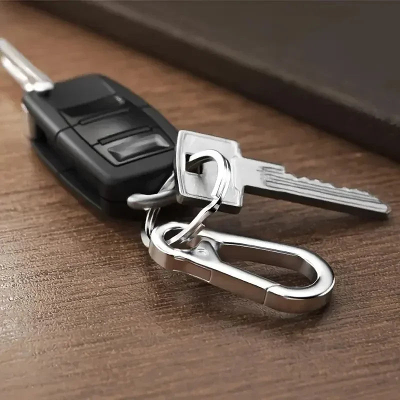 Stainless Steel Gourd Buckle Keychains 1/20PCS Climbing Hook Strong Carabiner Shape Keychain Accessories Metal Key Chain Tools