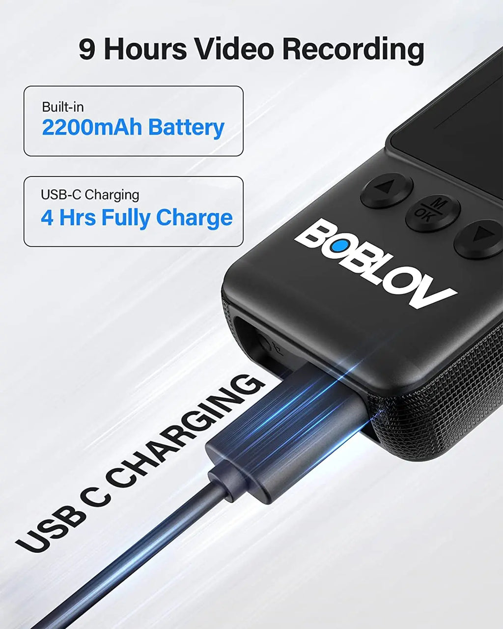 BOBLOV Mini Camera A23 HD1080P 180 Rotating len Video Recorder Infrared Night Vision Small Camcorder Police Body Cam