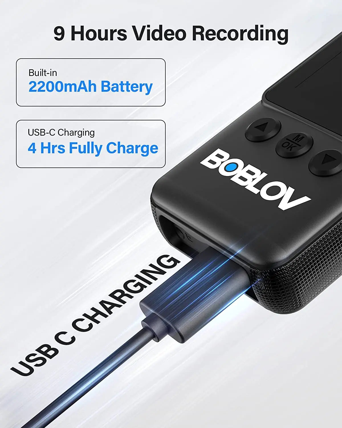 BOBLOV Mini Camera A23 HD1080P 180 Rotating len Video Recorder Infrared Night Vision Small Camcorder Police Body Cam