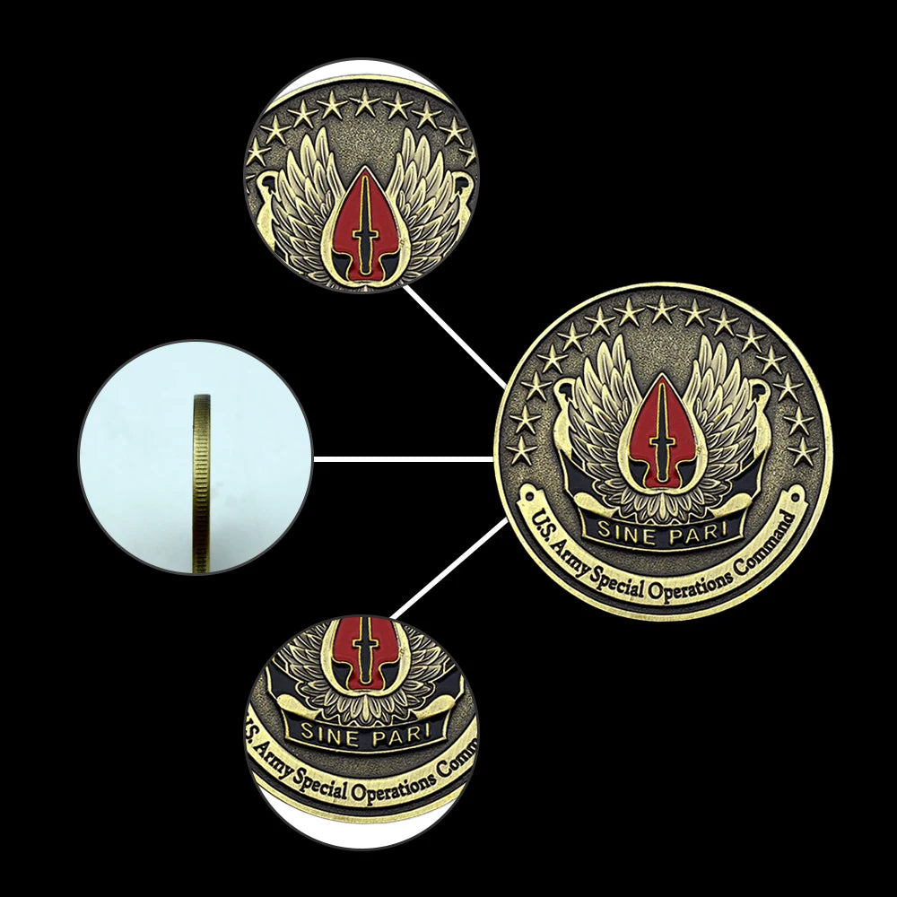 United States Army Special Operations Command Commemorative Coin United Stated Army Challenge Coin   Collect Gifts, Customize