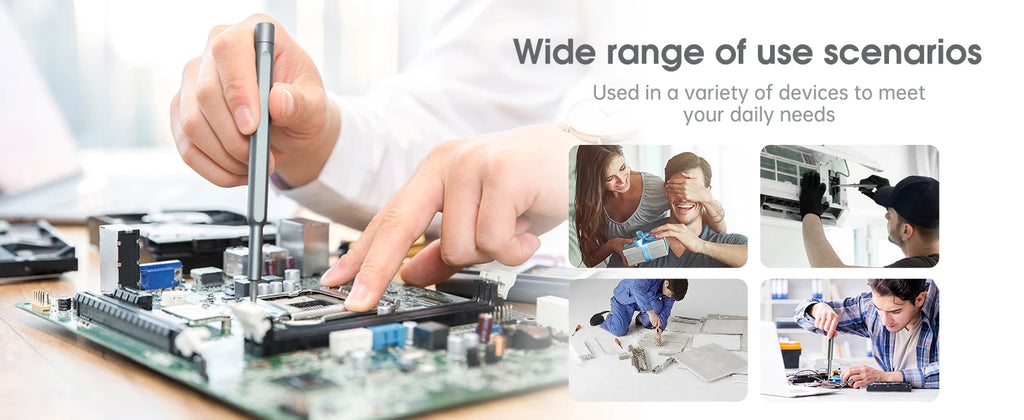 Precision Screwdriver Set Small Screw Driver with Torx Cross Head and Flat Head Magnetic Repair Tool for Electronics Watch DIY