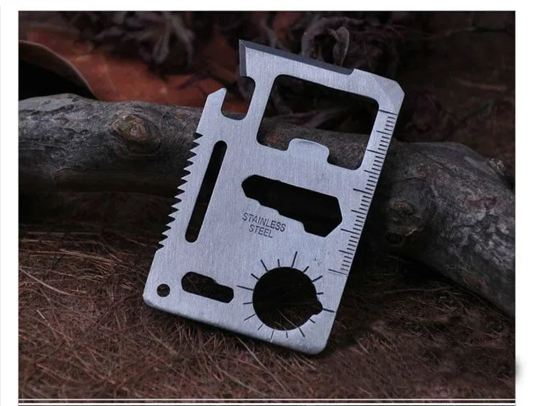 Wallet Card Knife EDC Outdoor Pocket Tools High Quality Camping Multi-functional Combination Tool Stainless Steel Accessories