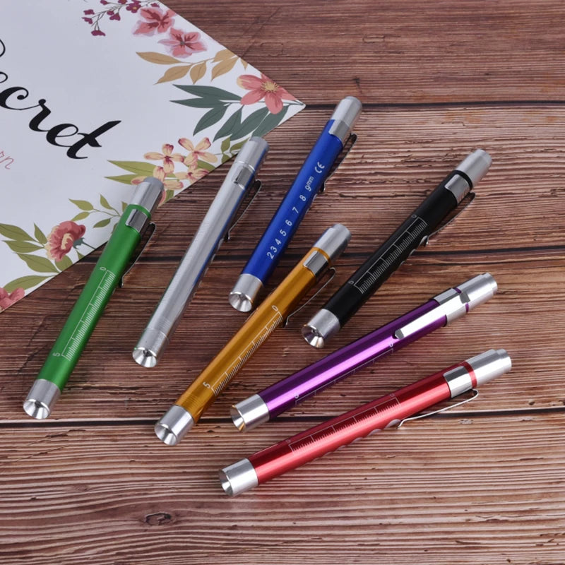 LED Medical Pocket First Aid Pen light Torch Eye Nose Dental Flashlight Otoscope Ear Wax Light Endoscope for Physician Doctor