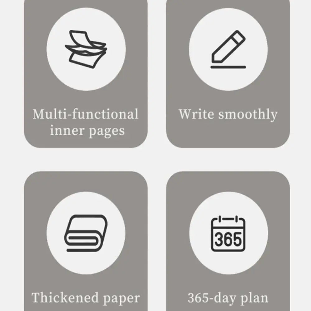 Pocket Design 2027 A6 Planner Notebook Portable Lightweight Smooth Writing Surface Daily Weekly Journal Premium Thick Paper