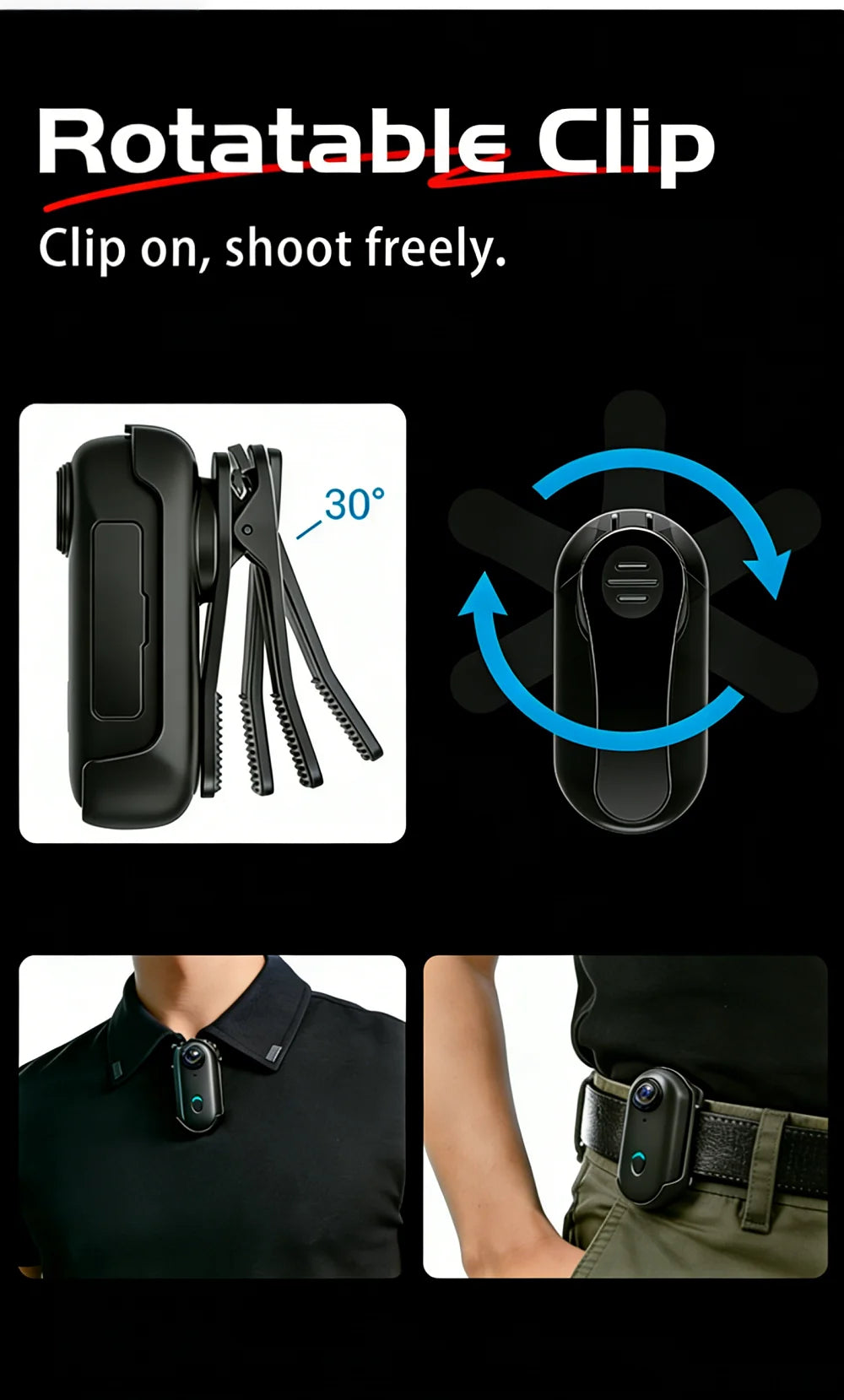 JETO H88 Helmet Handlebar Motorcycle Camera Road Sport Mini Body Cam Battery Body Cam Full HD Sports Action WiFi Camera