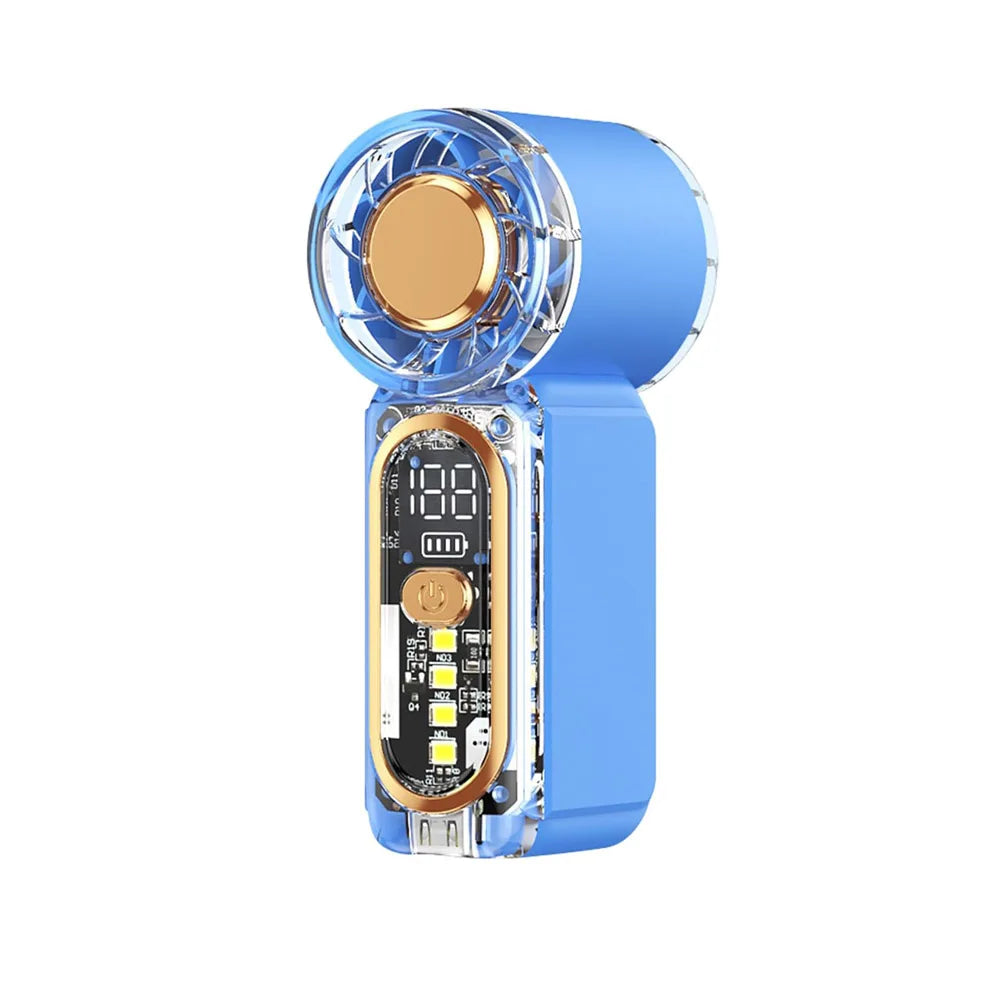 Mini Handheld Fan Type-c Rechangable Mini Personal Pocket Fans， Ultra-quiet Small Electric Fan for Travel/summer/concerts