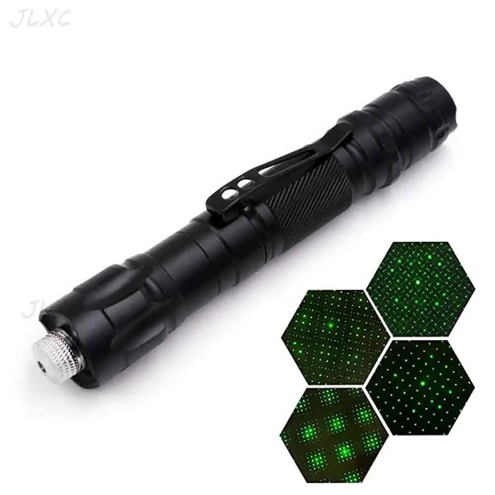 Green Red Laser Pointer Teaching Tool Pet Automatic Cat Toys Adjustable Laser Focus Lazer Pen Combination