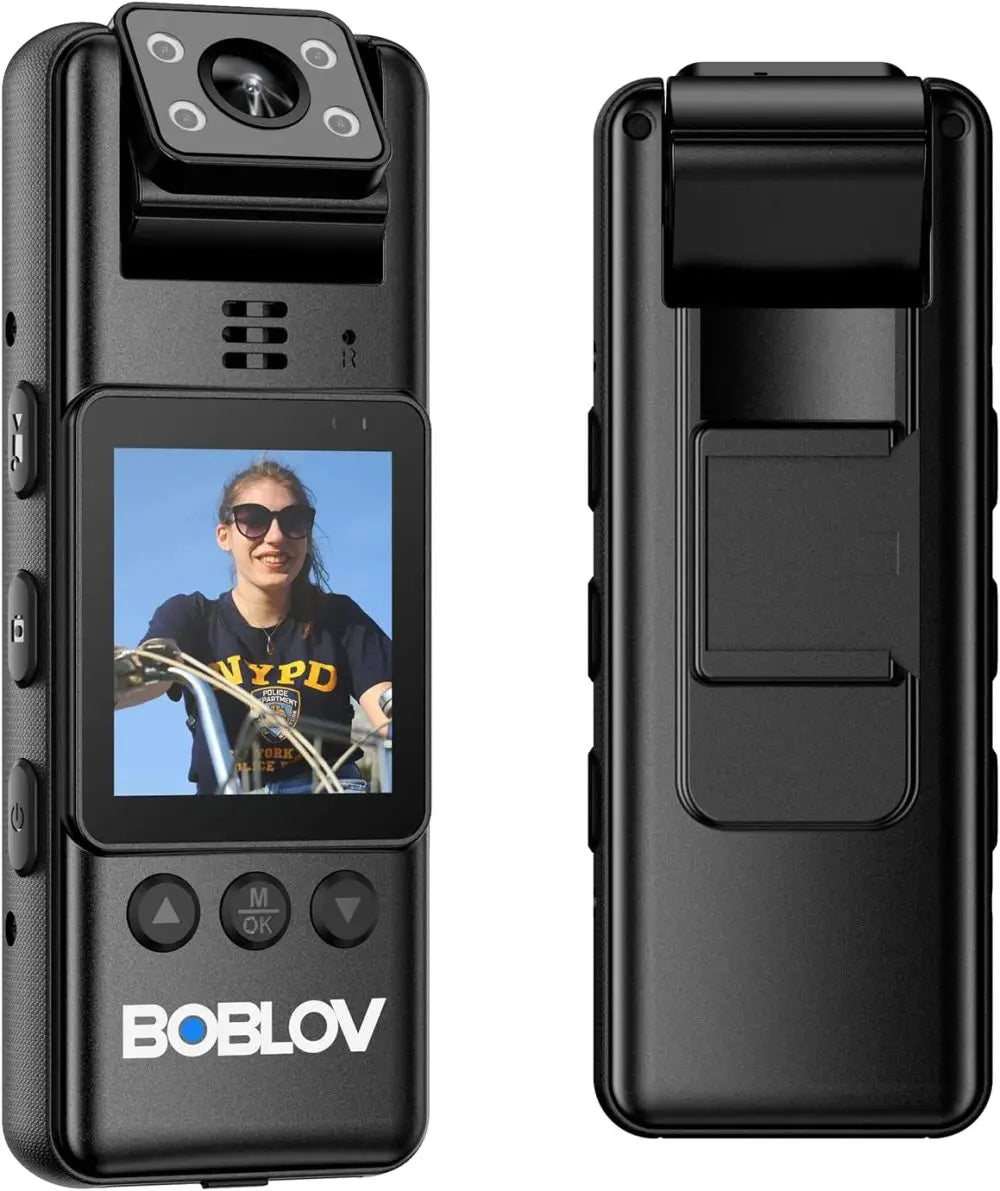 BOBLOV Mini Camera A23 HD1080P 180 Rotating len Video Recorder Infrared Night Vision Small Camcorder Police Body Cam