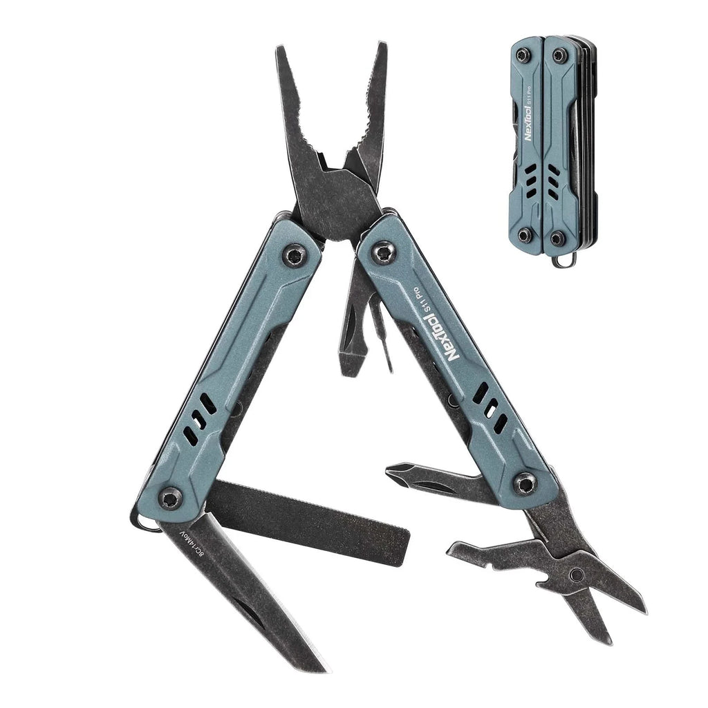 NexTool Mini Sailor Pliers S11 Pro 12-In-1 Multi Tool Pocket Knife Folding Tools Wire Cutters EDC Card Pin Screwdriver Scissors