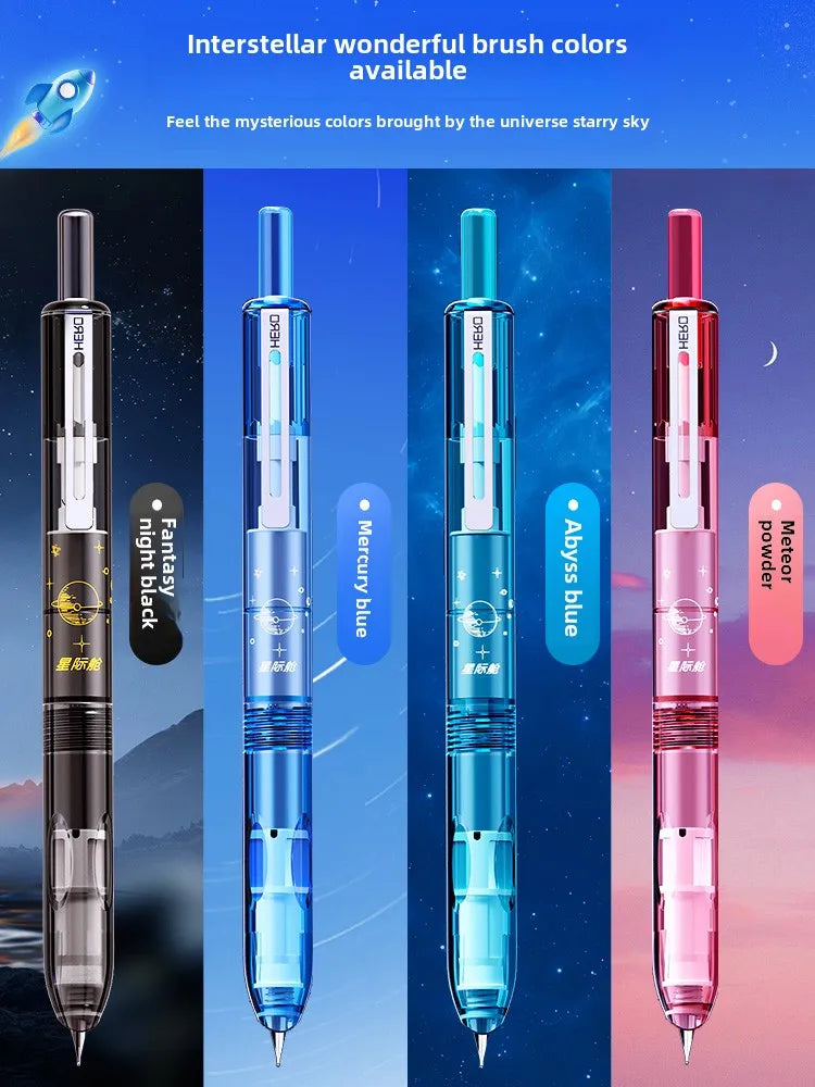 Hero P320 Press Pen Time Space Cabin Beginner Student Male and Female High Beauty Practice Special Pen Can Replace Ink Bag