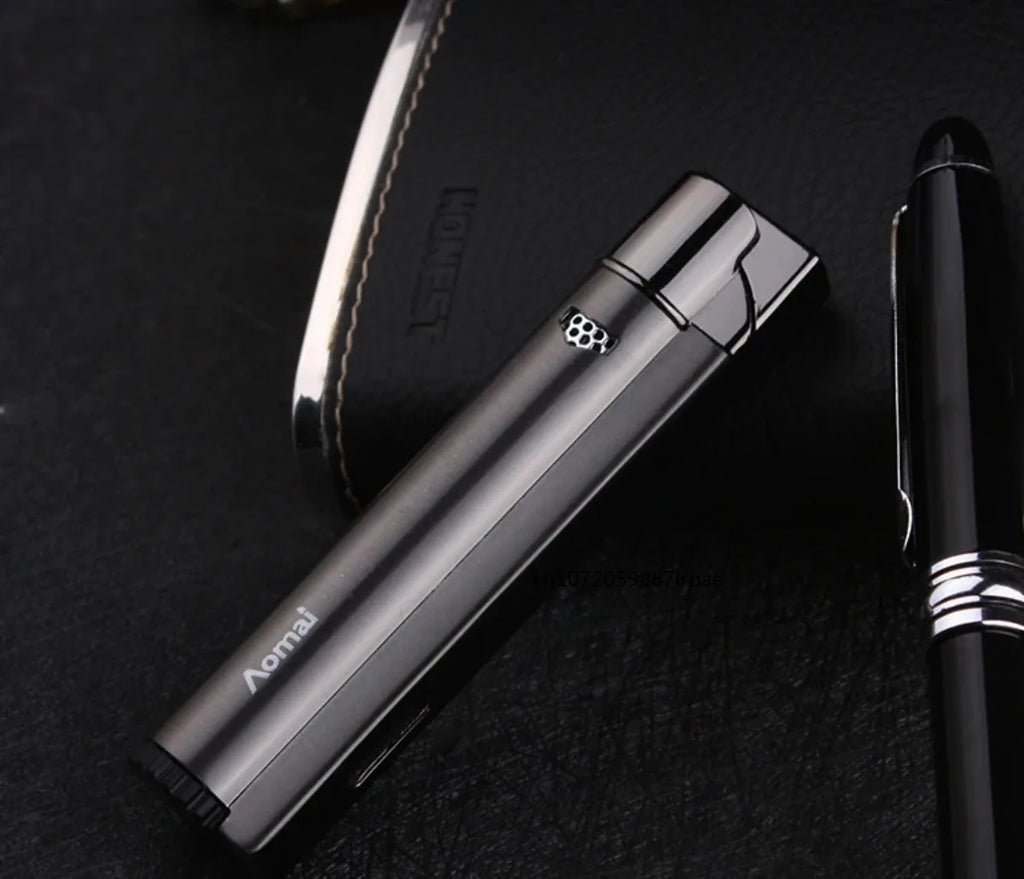 Metal Jet Welding Torch Lighters Butane Gas Turbo Windproof Lighters Cigar Cigarette Lighters Men's Gifts Outdoor Ignition Tools