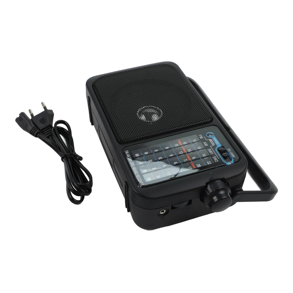 1pc Retro Multi-Band Radio Portable Elegant Full Band Handheld Weather Radio Built-in Speaker For-Emergency Radio Accessories