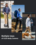 BOBLOV 1440P HD Body Cam KJ25 3000mAh 13Hrs Runtime Ideal for Law Enforcement