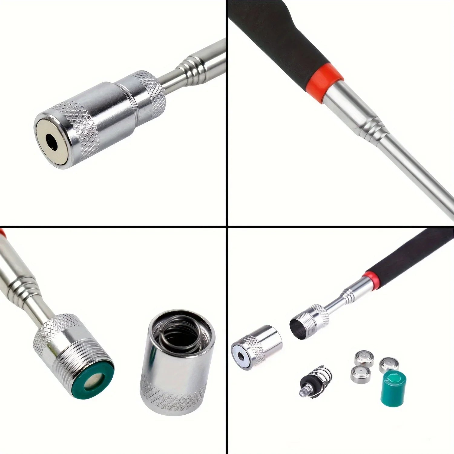 Telescopic Pickup Magnetic Iron Rod Household Automotive Repair And Inspection Tool Strong Magnetic Metal Screw Suction Rod