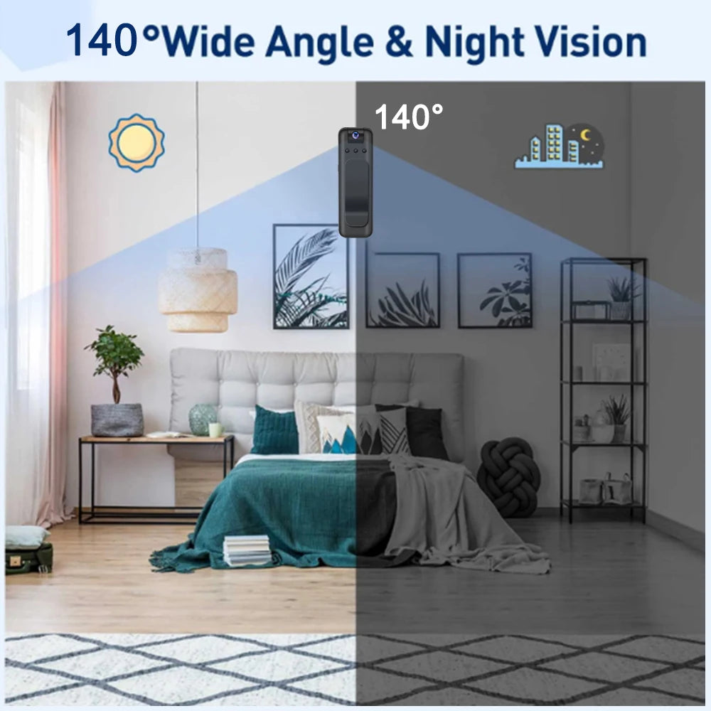 M8 HD 1080P Mini Camera Portable Small Digital Video Recorder Police Body Cam  Infrared Night Vision Camcorder Sports DV