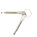 Portable Phillips Slotted Screwdriver Key Ring Multi Mini Pocket Repair Tool Gadget