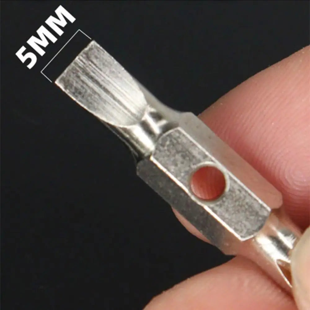 Portable Key Ring Keychain Screwdriver Pocket Multifunction Screw Removal Tools Gadget Repair Tool Phillips Slotted Screwdriver