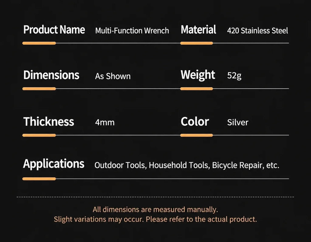 Multifunctional EDC Tool Card, Ratchet Screwdriver Crowbar Bottle Opener, Outdoor Survival Self-Defense Keychain Gadget
