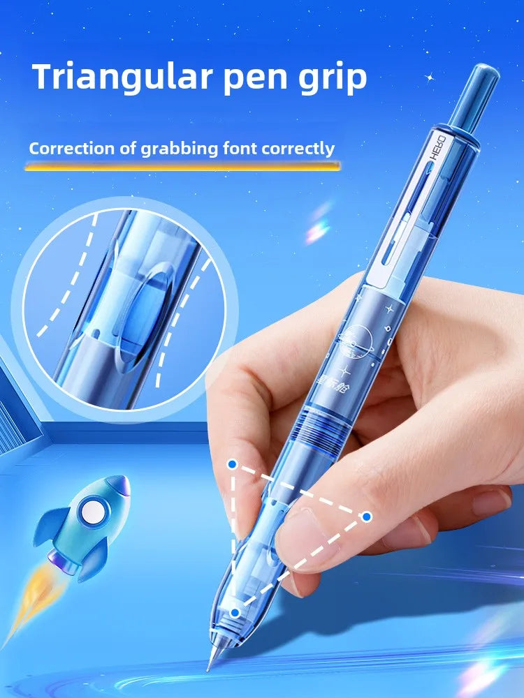 Hero P320 Press Pen Time Space Cabin Beginner Student Male and Female High Beauty Practice Special Pen Can Replace Ink Bag