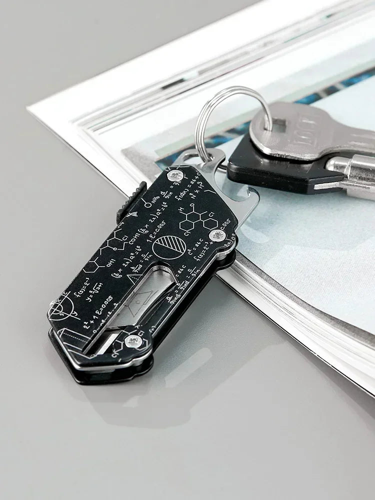Swiss Tech Pocket Utility Knife Multitool Knives 2 In 1 Unpacking Knife Cutter Box Opener Paper Cutting Combination Tool