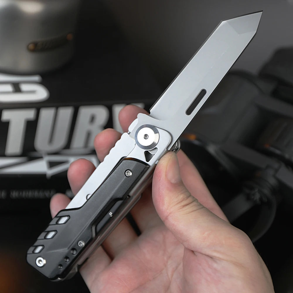 Compact Multitool Pocket Knife EDC Gear And Gadgets For Men Multi Purpose Tools Scissors Outdoor Survival Camping Hiking Knives