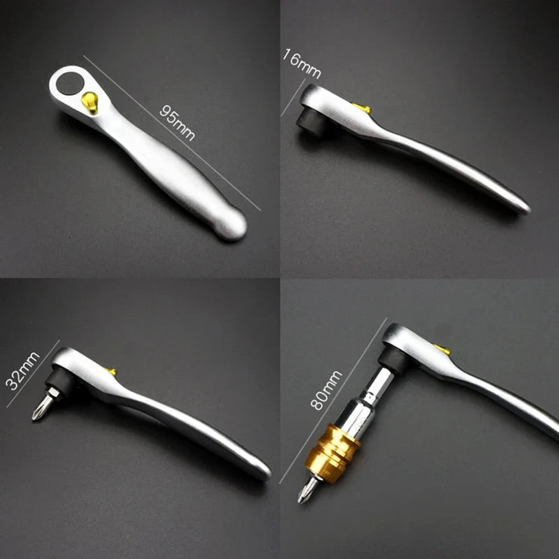 Mini Ratchet wrench screwdriver bit set Multifunctional Special shaped slotted phillips screwdriver hand tools