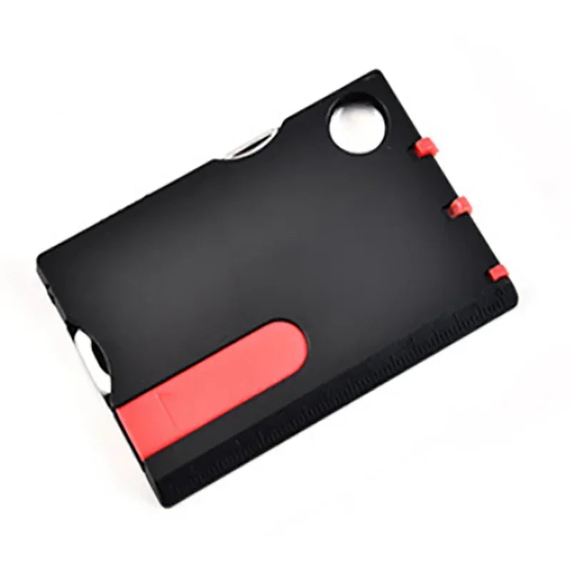 HOT 12 In 1 Pocket Credit Card Portable Multi Tools Outdoor Survival Camping Equipment 1 Box Portable Hiking Cards EDC Tool Gear