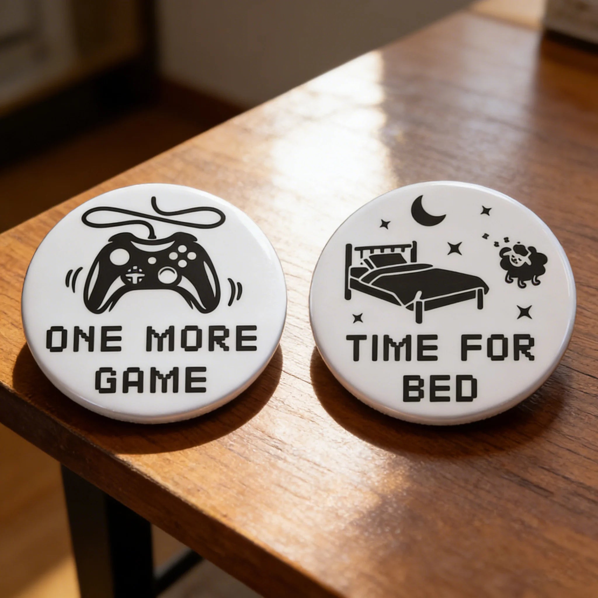 Fun coins to enjoy playing games and make decisions. Double sided engraved commemorative coins